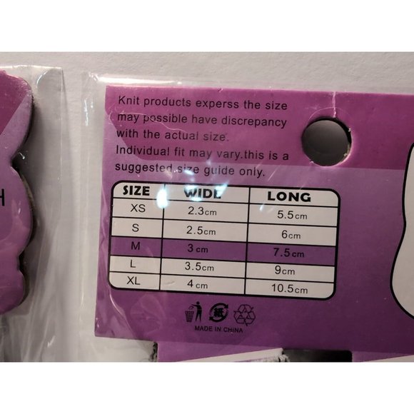 Pet Socks Medium Non Skid 2 Sets Of 4 Anti Slip 3cm x 7.5cm New - Picture 7 of 7